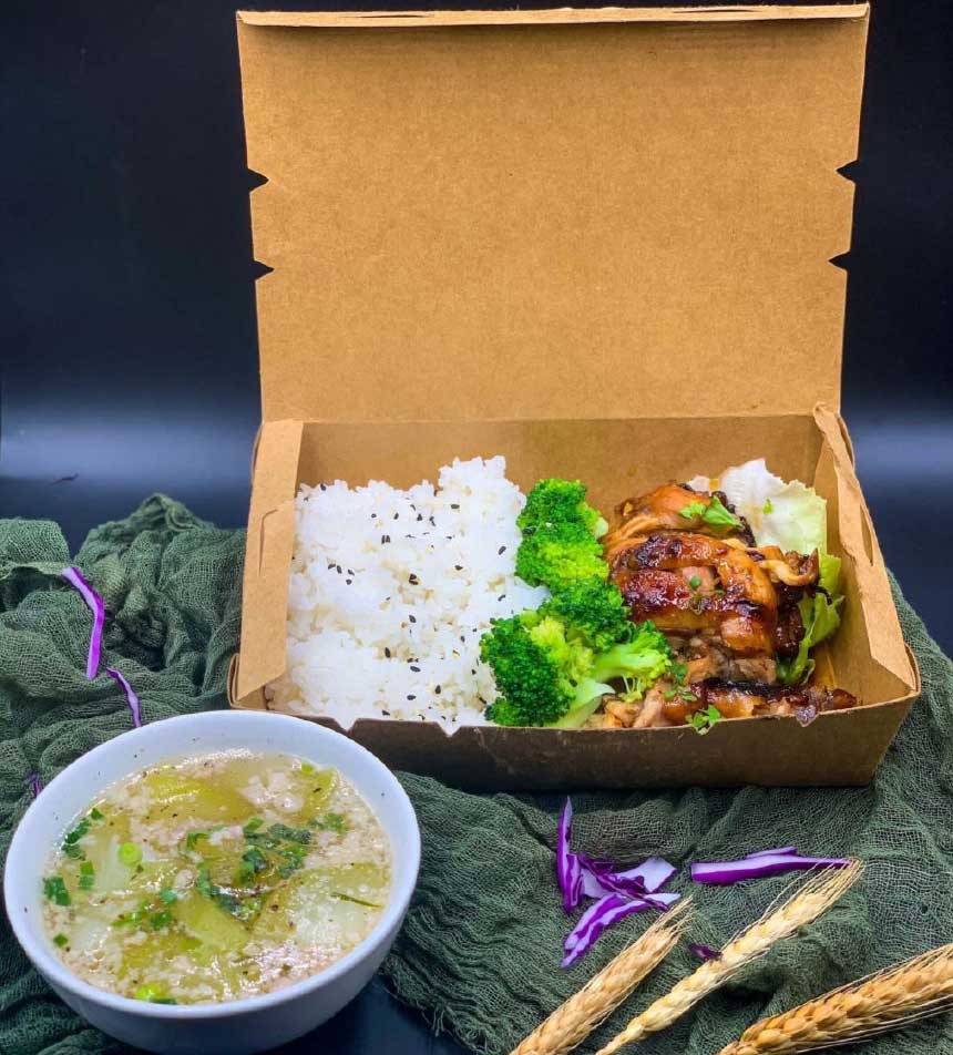 Hộp giấy đựng cơm tấm