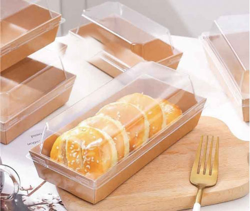 Hộp giấy kraft đựng thức ăn nắp trong
